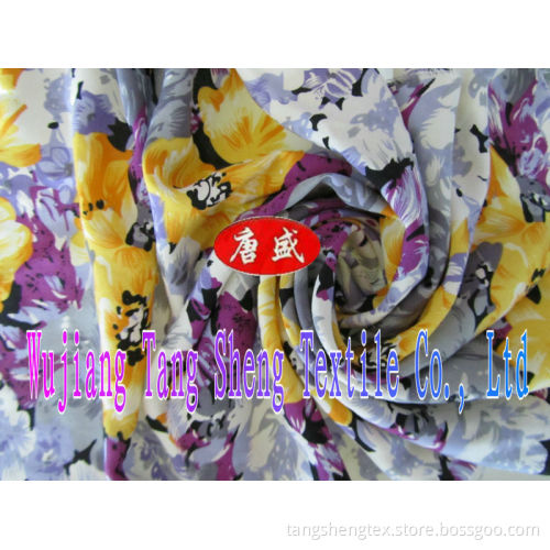 60S Printed bamboo fabric for scarves and clothing,bamboo cotton blende fabric